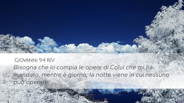 Giovanni 9:4 RIV Bible Verse Image