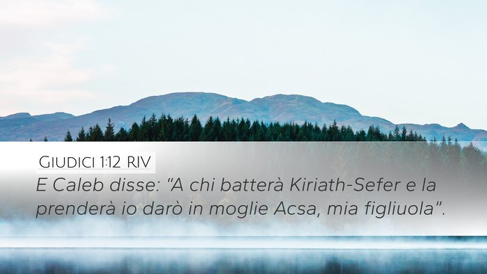 Giudici 1:12 RIV Bible Verse Image