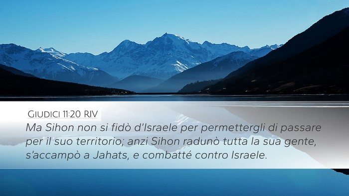 Giudici 11:20 RIV Bible Verse Image