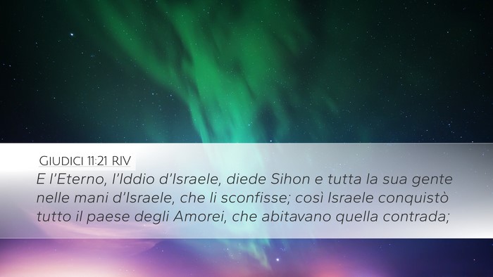 Giudici 11:21 RIV Bible Verse Image