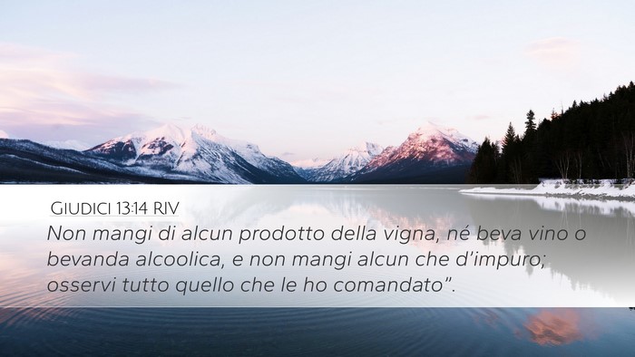 Giudici 13:14 RIV Bible Verse Image