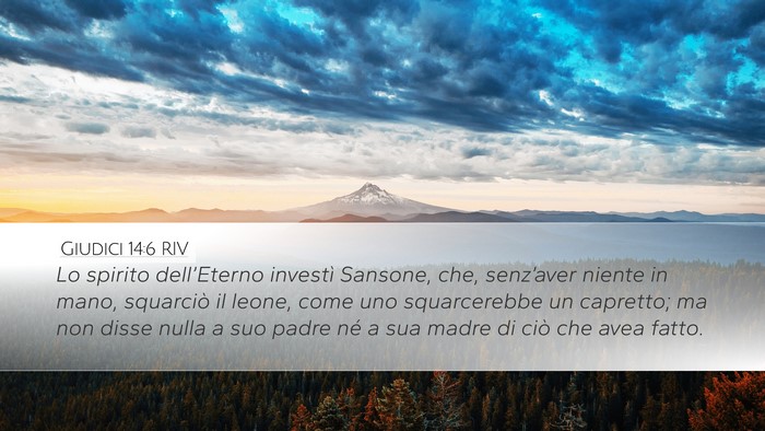 Giudici 14:6 RIV Bible Verse Image