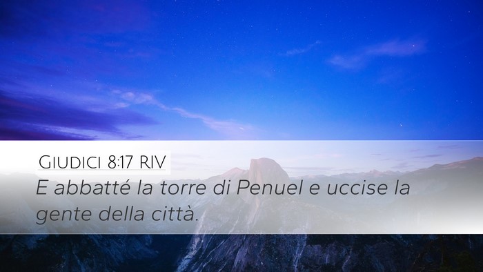 Giudici 8:17 RIV Bible Verse Image