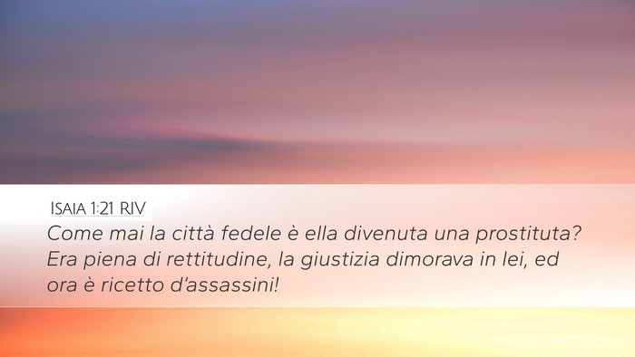 Isaia 1:21 RIV Bible Verse Image