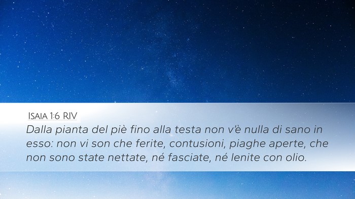 Isaia 1:6 RIV Bible Verse Image
