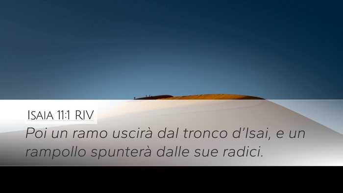 Isaia 11:1 RIV Bible Verse Image