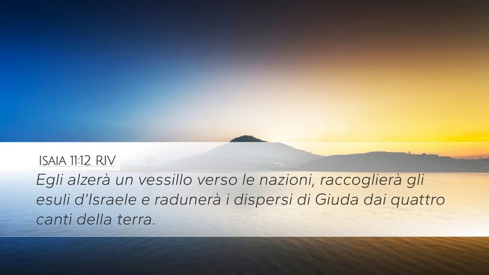 Isaia 11:12 RIV Bible Verse Image