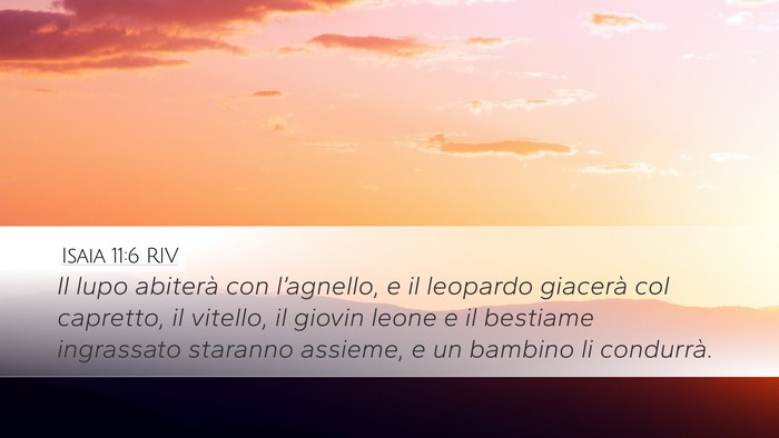 Isaia 11:6 RIV Bible Verse Image