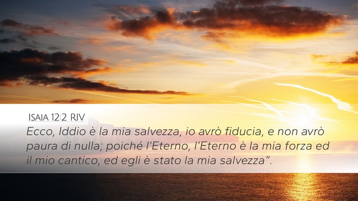 Isaia 12:2 RIV Bible Verse Image