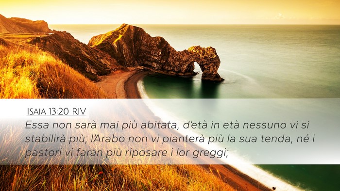 Isaia 13:20 RIV Bible Verse Image