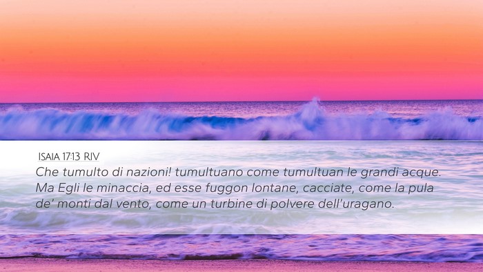 Isaia 17:13 RIV Bible Verse Image