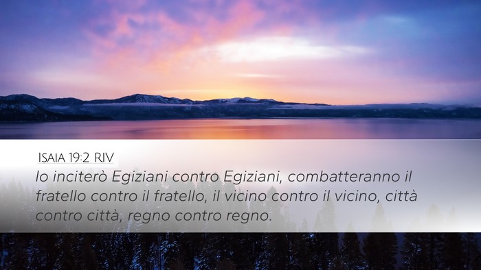 Isaia 19:2 RIV Bible Verse Image