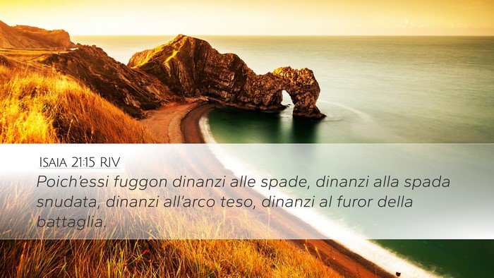 Isaia 21:15 RIV Bible Verse Image