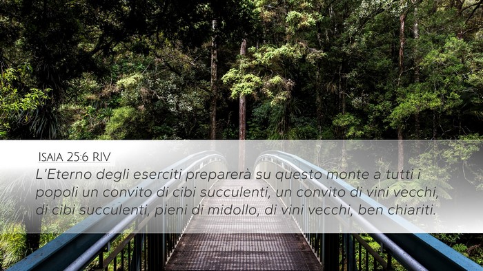 Isaia 25:6 RIV Bible Verse Image