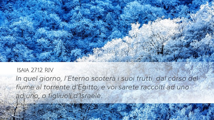 Isaia 27:12 RIV Bible Verse Image