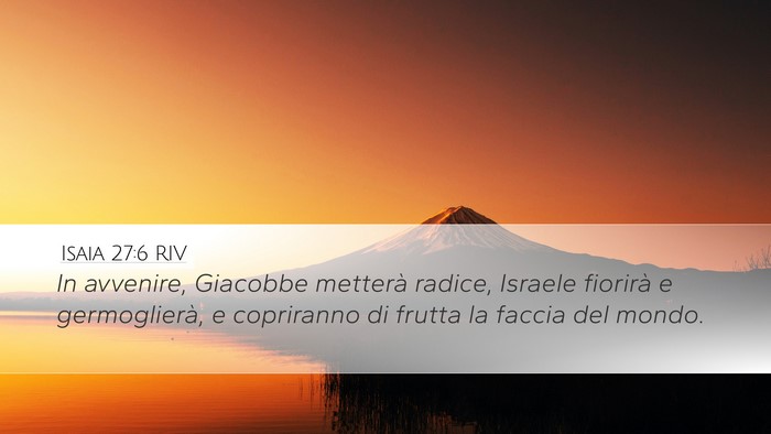 Isaia 27:6 RIV Bible Verse Image