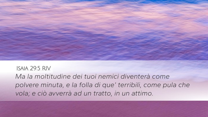 Isaia 29:5 RIV Bible Verse Image