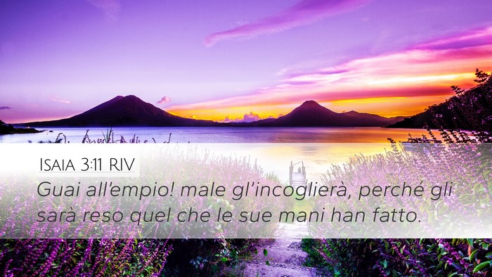 Isaia 3:11 RIV Bible Verse Image