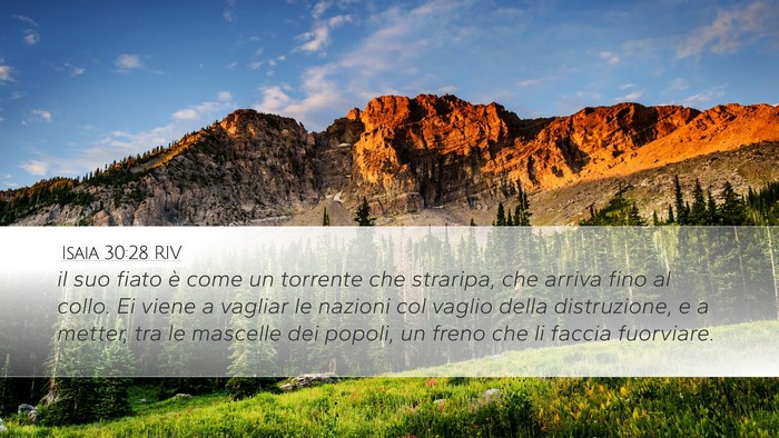 Isaia 30:28 RIV Bible Verse Image