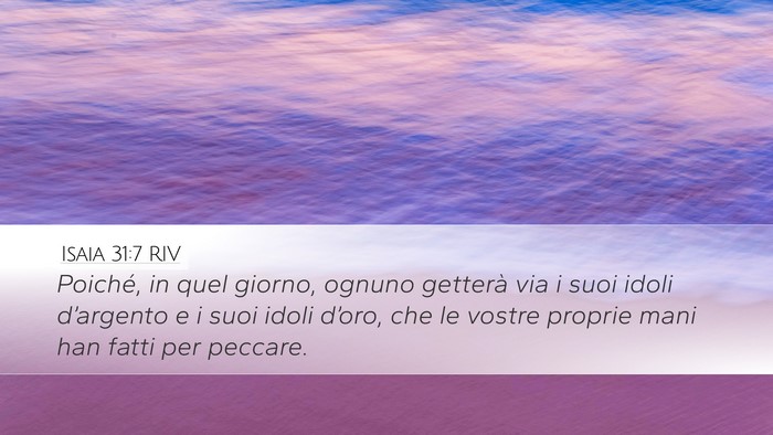 Isaia 31:7 RIV Bible Verse Image