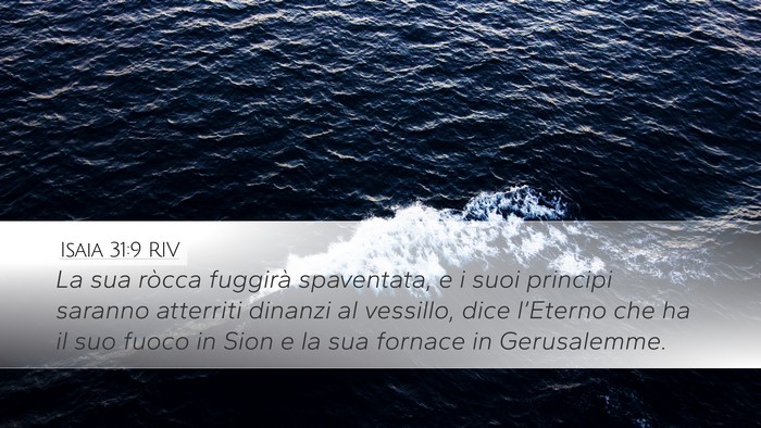 Isaia 31:9 RIV Bible Verse Image
