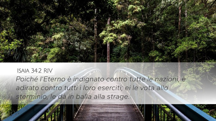 Isaia 34:2 RIV Bible Verse Image