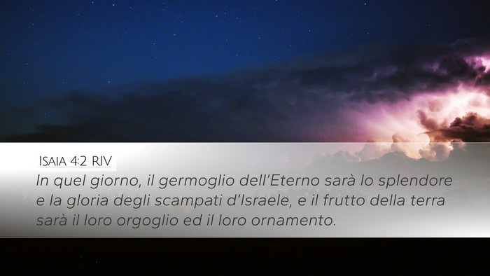 Isaia 4:2 RIV Bible Verse Image