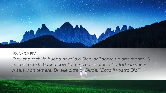 Isaia 40:9 RIV Bible Verse Image