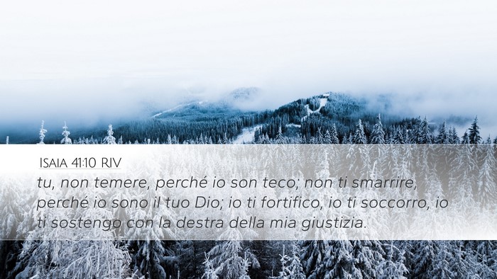 Isaia 41:10 RIV Bible Verse Image