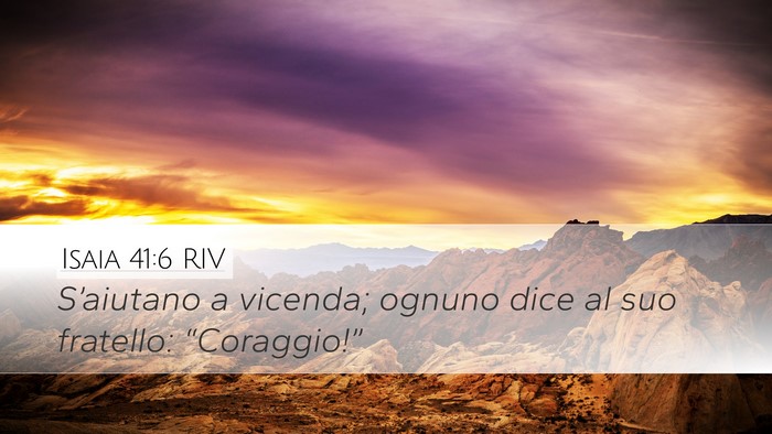Isaia 41:6 RIV Bible Verse Image
