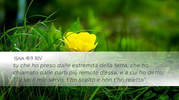 Isaia 41:9 RIV Bible Verse Image