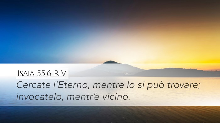 Isaia 55:6 RIV Bible Verse Image