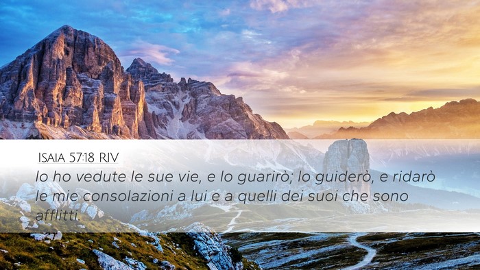 Isaia 57:18 RIV Bible Verse Image