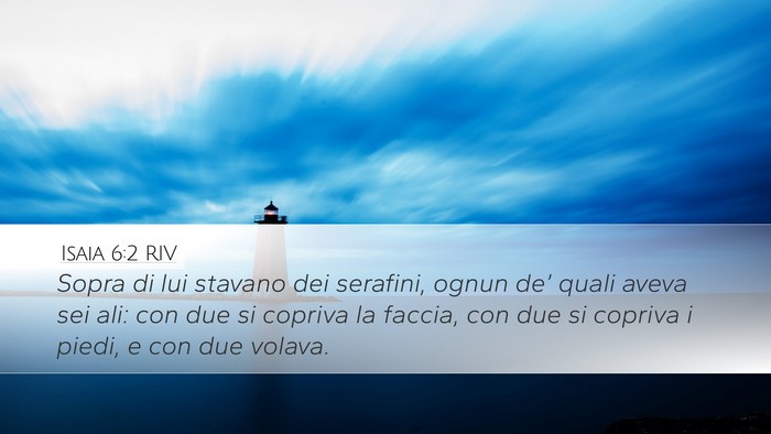 Isaia 6:2 RIV Bible Verse Image