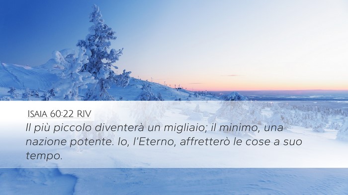 Isaia 60:22 RIV Bible Verse Image
