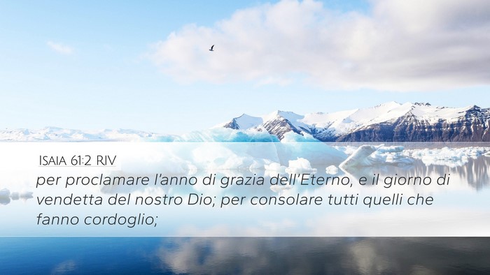Isaia 61:2 RIV Bible Verse Image