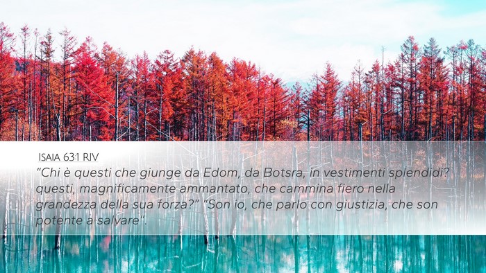 Isaia 63:1 RIV Bible Verse Image