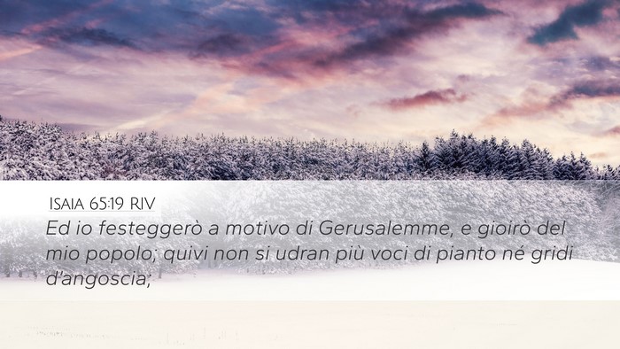 Isaia 65:19 RIV Bible Verse Image