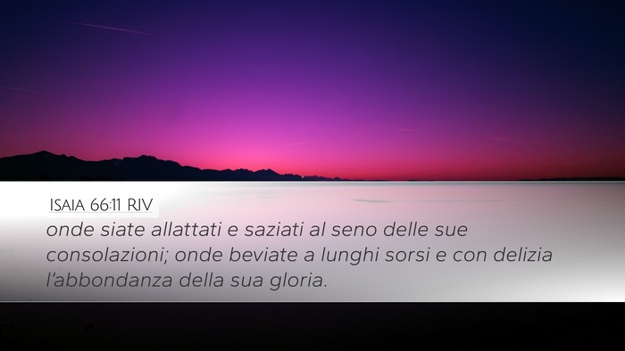 Isaia 66:11 RIV Bible Verse Image