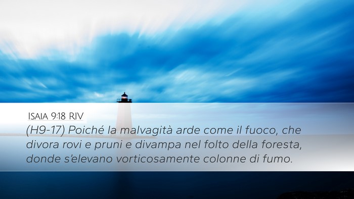 Isaia 9:18 RIV Bible Verse Image