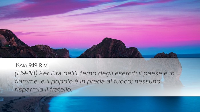 Isaia 9:19 RIV Bible Verse Image