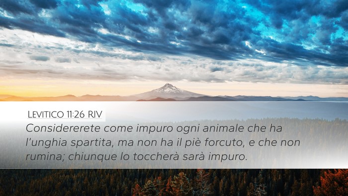 Levitico 11:26 RIV Bible Verse Image