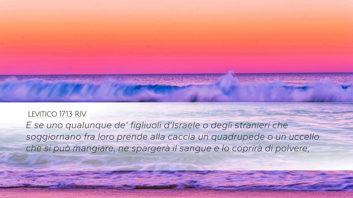 Levitico 17:13 RIV Bible Verse Image