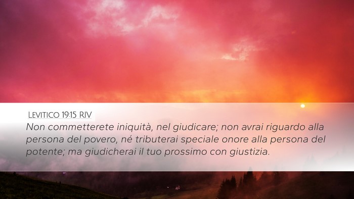 Levitico 19:15 RIV Bible Verse Image