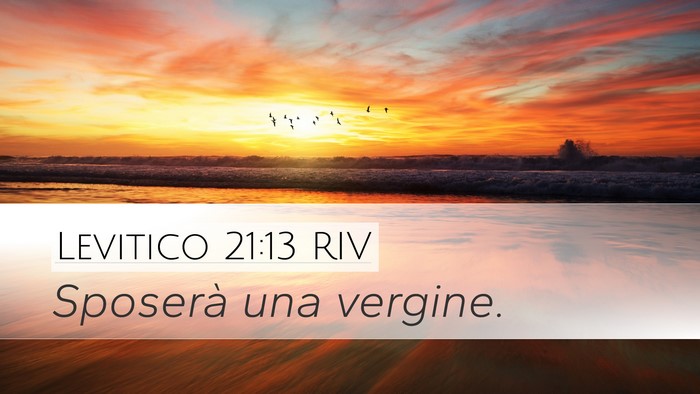 Levitico 21:13 RIV Bible Verse Image