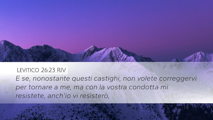Levitico 26:23 RIV Bible Verse Image