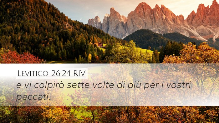 Levitico 26:24 RIV Bible Verse Image