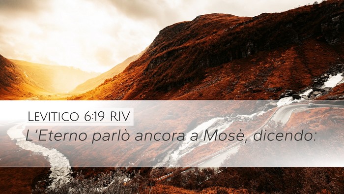 Levitico 6:19 RIV Bible Verse Image