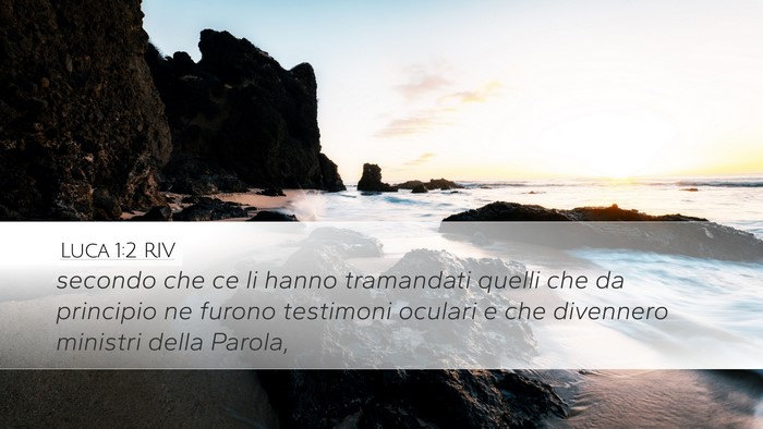 Luca 1:2 RIV Bible Verse Image
