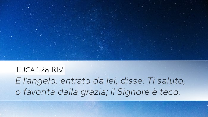 Luca 1:28 RIV Bible Verse Image